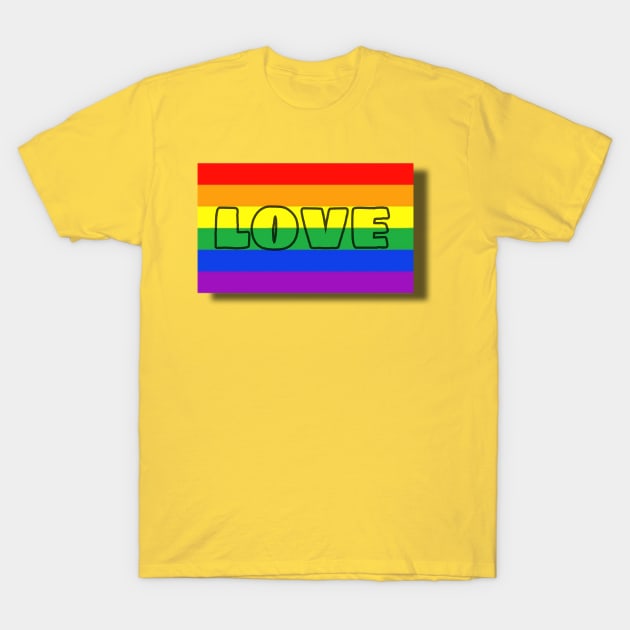 pride month love T-Shirt by artby-shikha